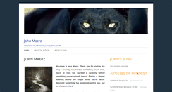 Desktop Screenshot of johnmaerz.com